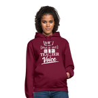 Teacher voice - Unisex Hoodie - Bordeaux