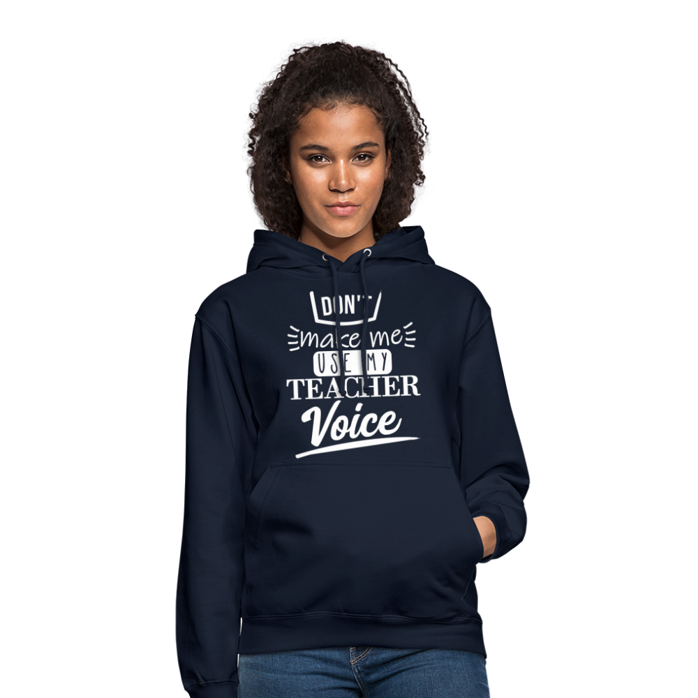 Teacher voice - Unisex Hoodie - Navy