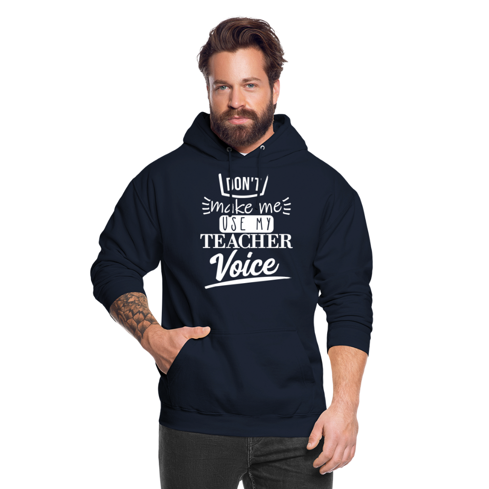 Teacher voice - Unisex Hoodie - Navy