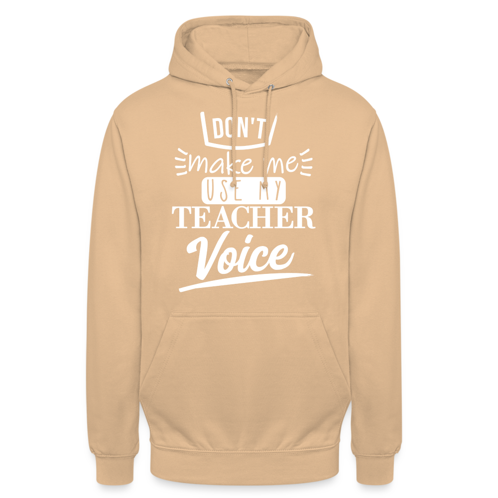 Teacher voice - Unisex Hoodie - Beige