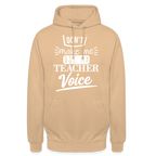 Teacher voice - Unisex Hoodie - Beige