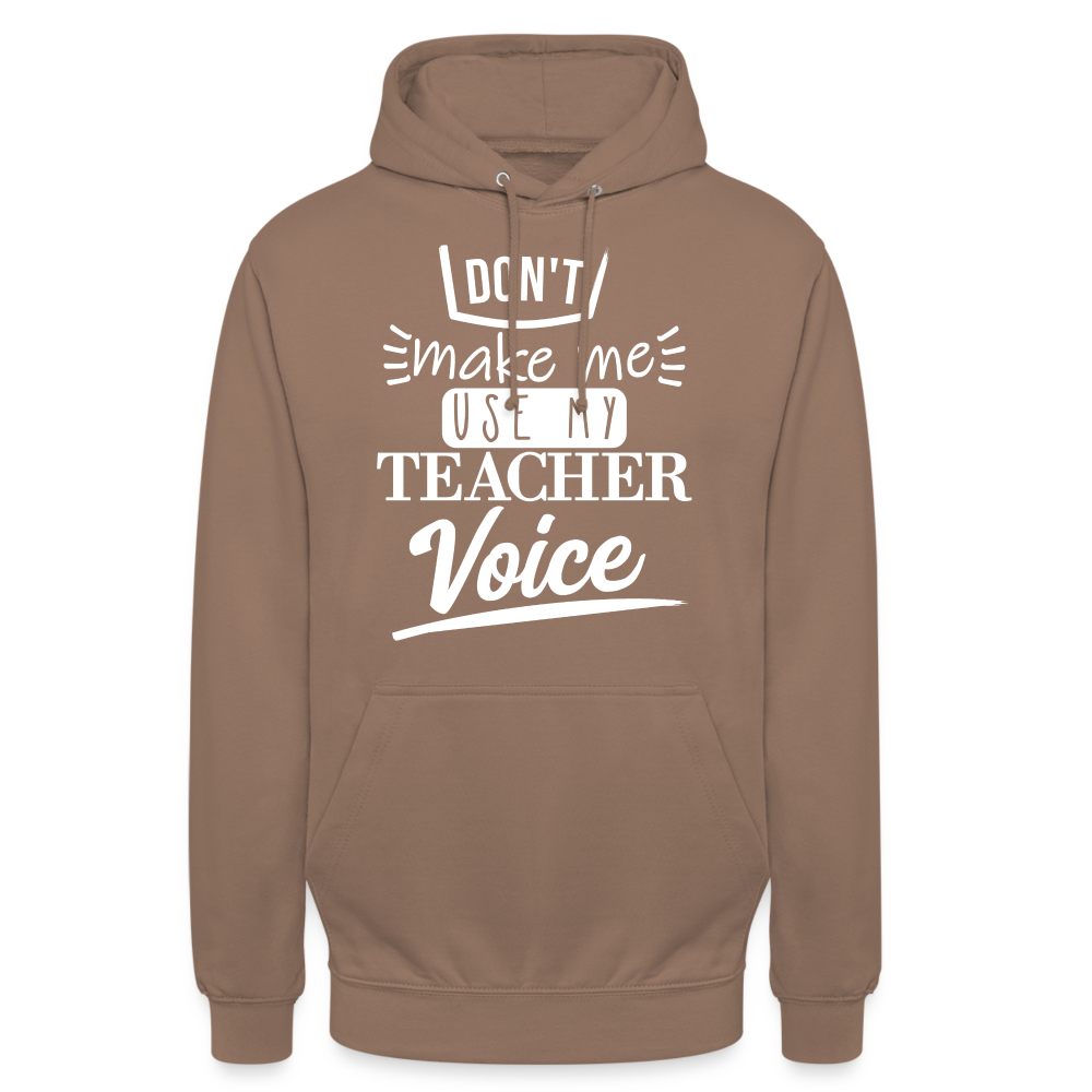 Teacher voice - Unisex Hoodie - Mokka