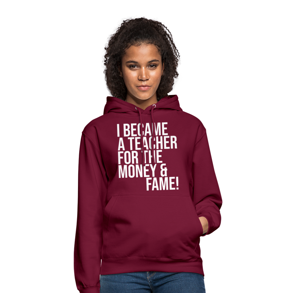 Money & Fame - Hoodie - Bordeaux
