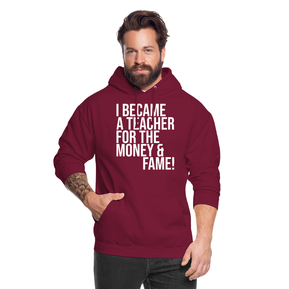 Money & Fame - Hoodie - Bordeaux