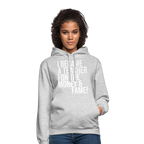 Money & Fame - Hoodie - Hellgrau meliert