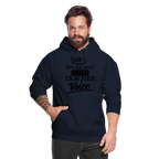 Teacher voice - Unisex Hoodie - Navy