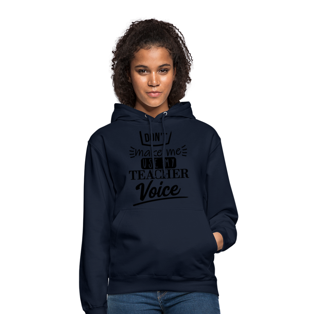 Teacher voice - Unisex Hoodie - Navy