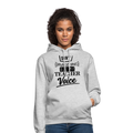 Teacher voice - Unisex Hoodie - Hellgrau meliert