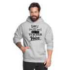Teacher voice - Unisex Hoodie - Hellgrau meliert