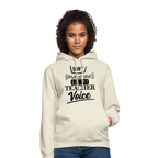 Teacher voice - Unisex Hoodie - Vanille-Milchshake