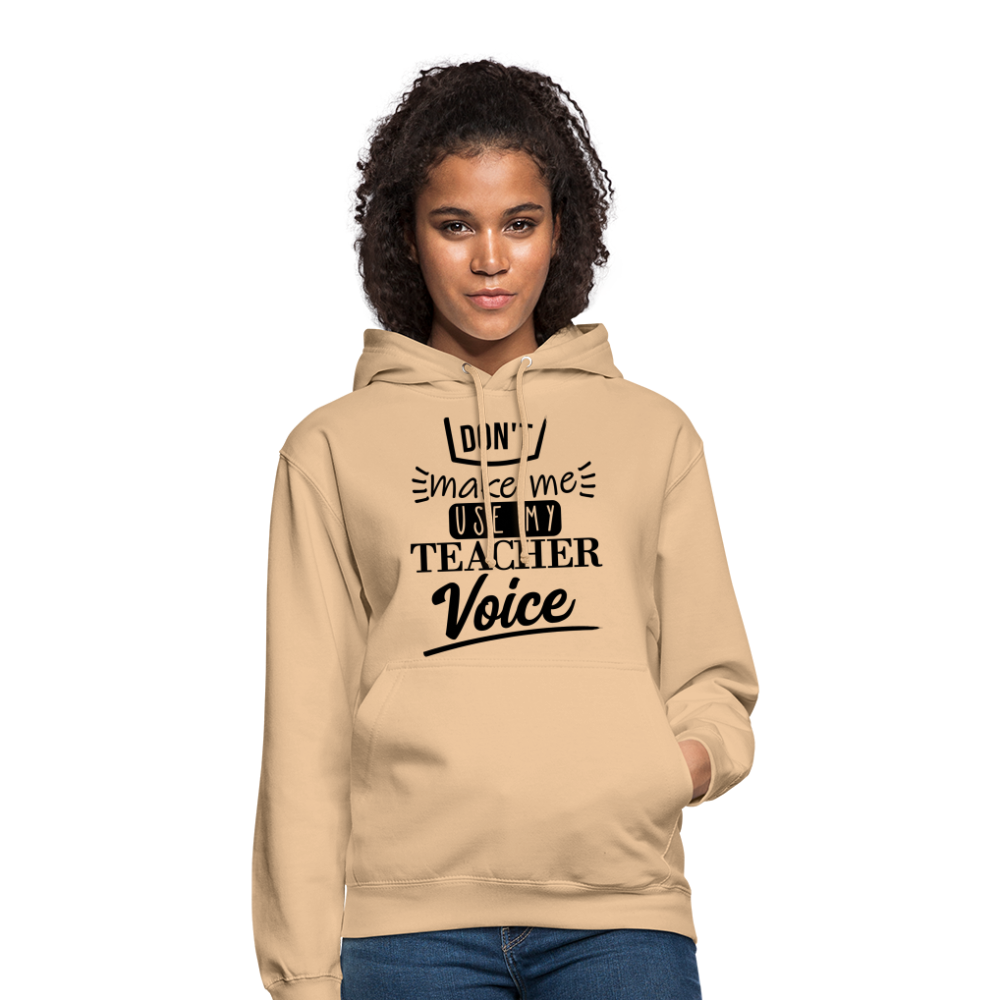 Teacher voice - Unisex Hoodie - Beige