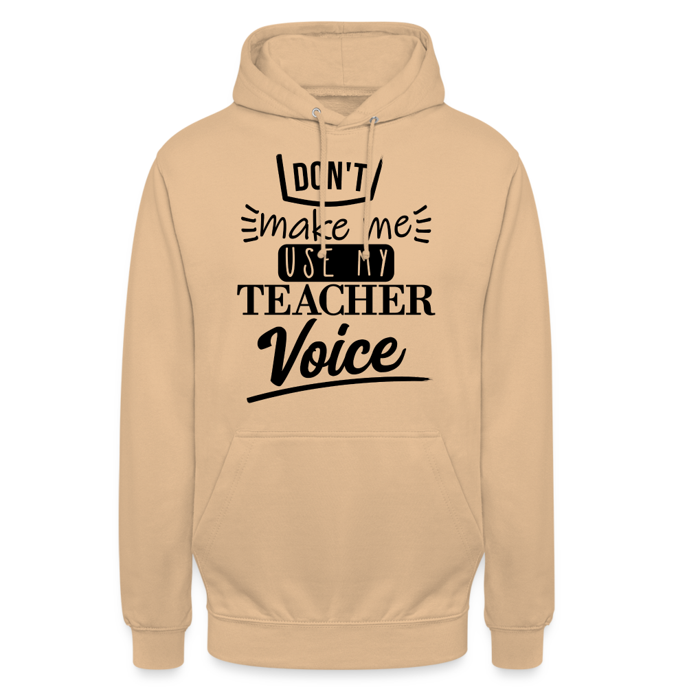 Teacher voice - Unisex Hoodie - Beige