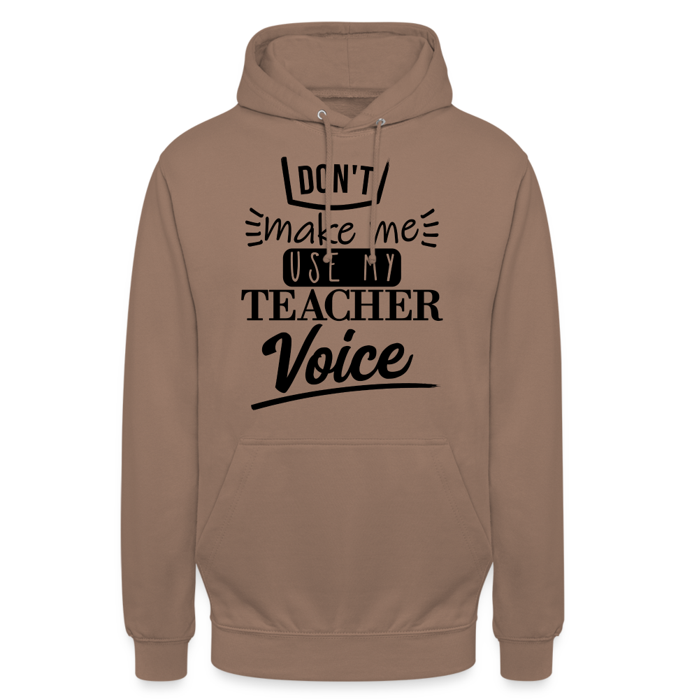 Teacher voice - Unisex Hoodie - Mokka