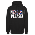 In english please - Unisex Hoodie - Schwarz
