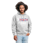In english please - Unisex Hoodie - Hellgrau meliert