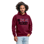 In english please! - Unisex Hoodie - Bordeaux