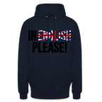 In english please! - Unisex Hoodie - Navy