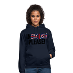 In english please! - Unisex Hoodie - Navy