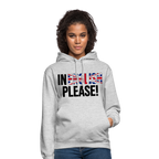 In english please! - Unisex Hoodie - Hellgrau meliert