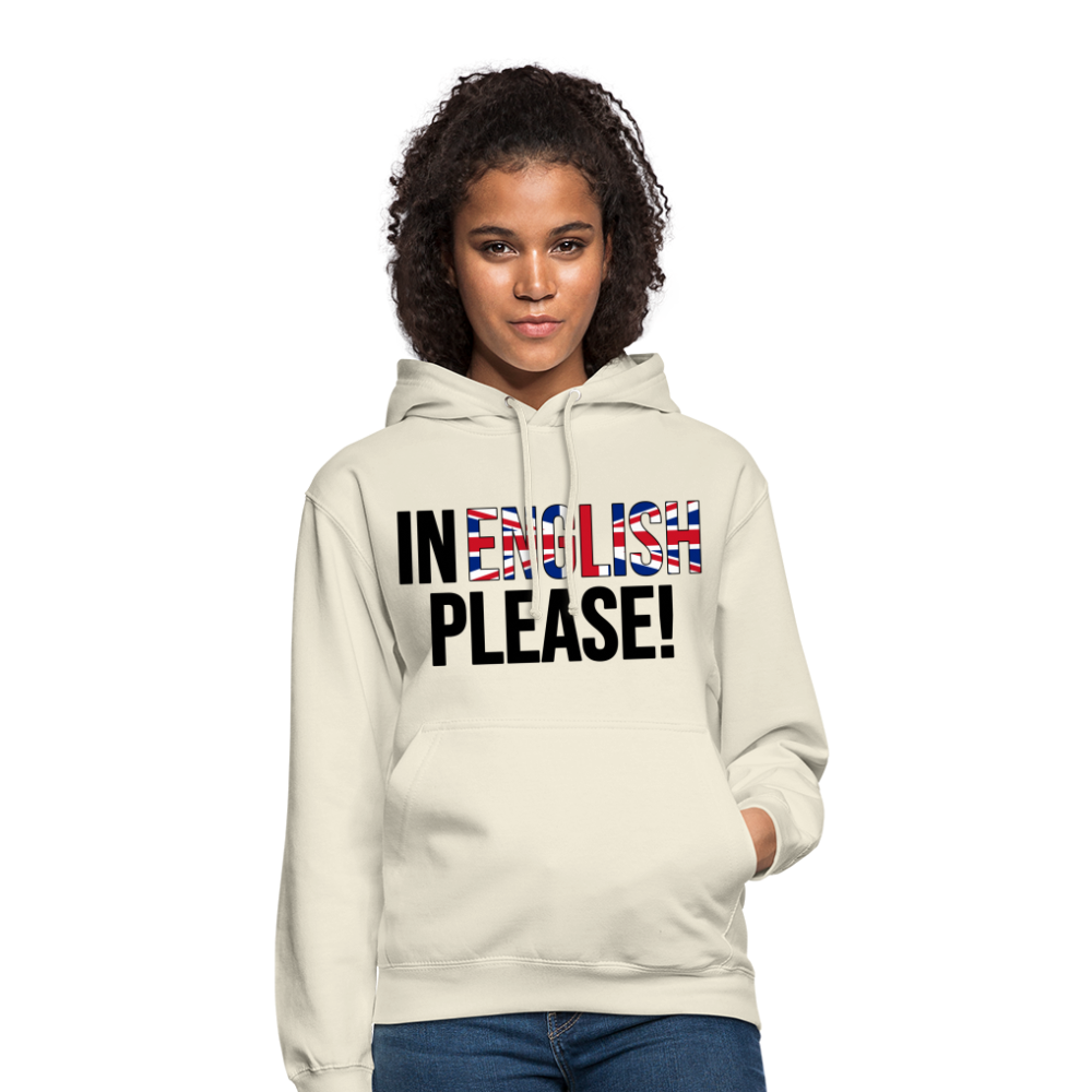 In english please! - Unisex Hoodie - Vanille-Milchshake