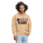 In english please! - Unisex Hoodie - Beige