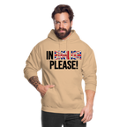 In english please! - Unisex Hoodie - Beige