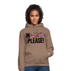 In english please! - Unisex Hoodie - Mokka