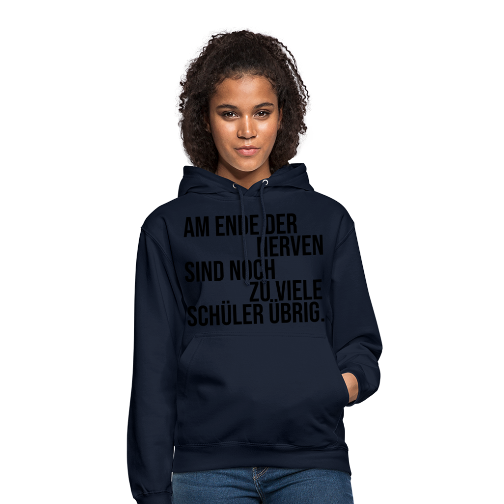 zu viele Schüler - Unisex Hoodie - Navy