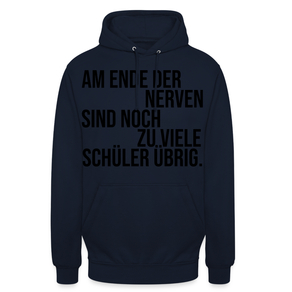 zu viele Schüler - Unisex Hoodie - Navy