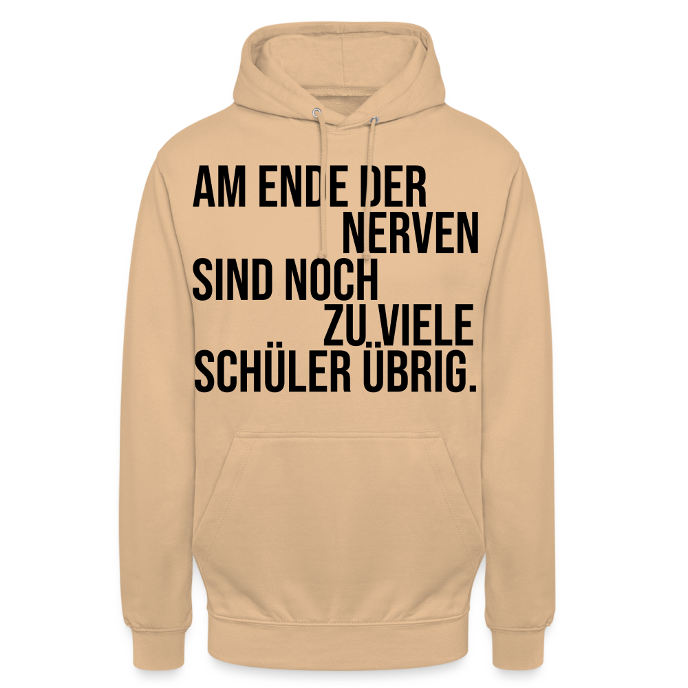 zu viele Schüler - Unisex Hoodie - Beige