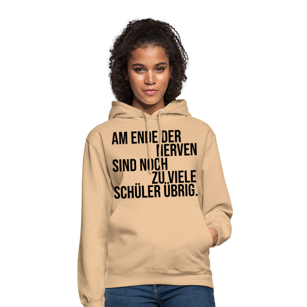 zu viele Schüler - Unisex Hoodie - Beige