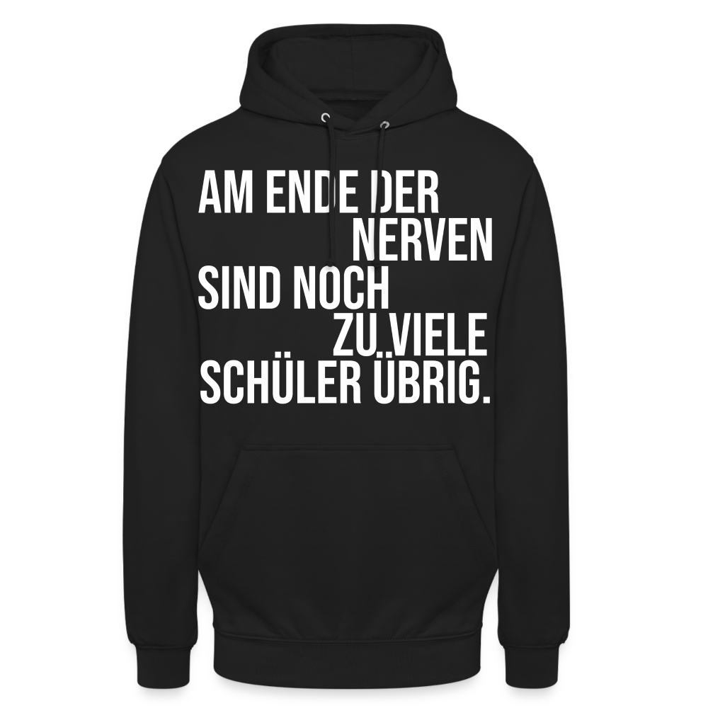 Zu viele Schüler - Unisex Hoodie - Schwarz
