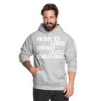 Zu viele Schüler - Unisex Hoodie - Hellgrau meliert