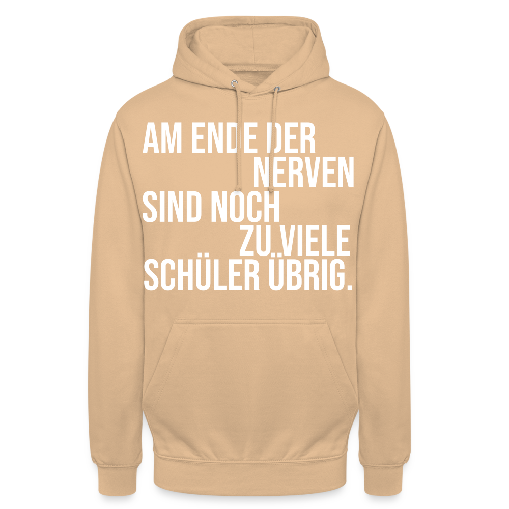 Zu viele Schüler - Unisex Hoodie - Beige