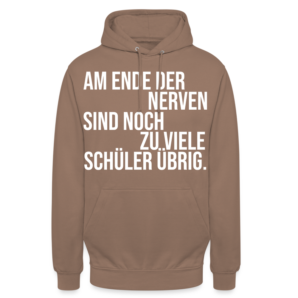 Zu viele Schüler - Unisex Hoodie - Mokka