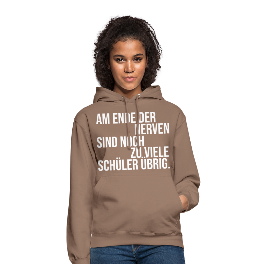 Zu viele Schüler - Unisex Hoodie - Mokka