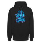 Ich beende die Stunde - Unisex Hoodie - Schwarz