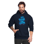 Ich beende die Stunde - Unisex Hoodie - Navy