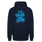 Ich beende die Stunde - Unisex Hoodie - Navy
