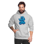 Ich beende die Stunde - Unisex Hoodie - Hellgrau meliert