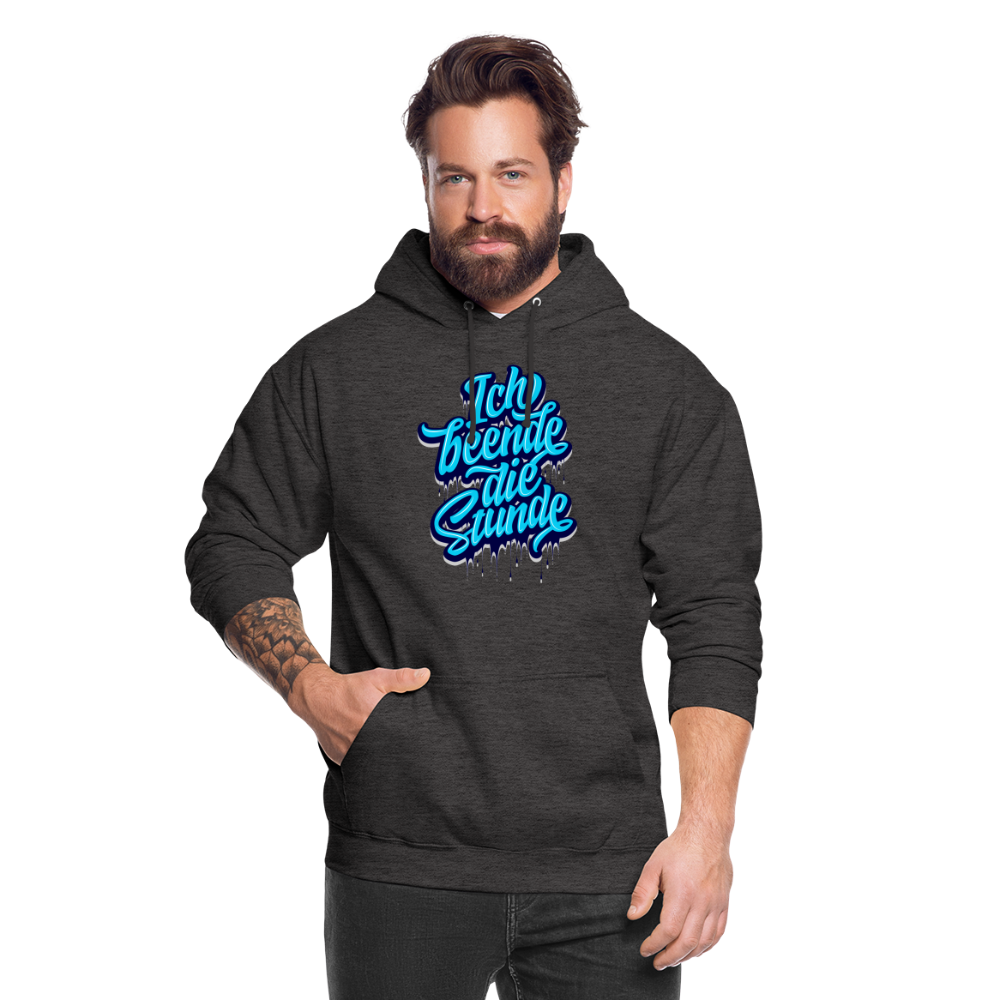 Ich beende die Stunde - Unisex Hoodie - Anthrazit