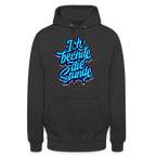 Ich beende die Stunde - Unisex Hoodie - Anthrazit