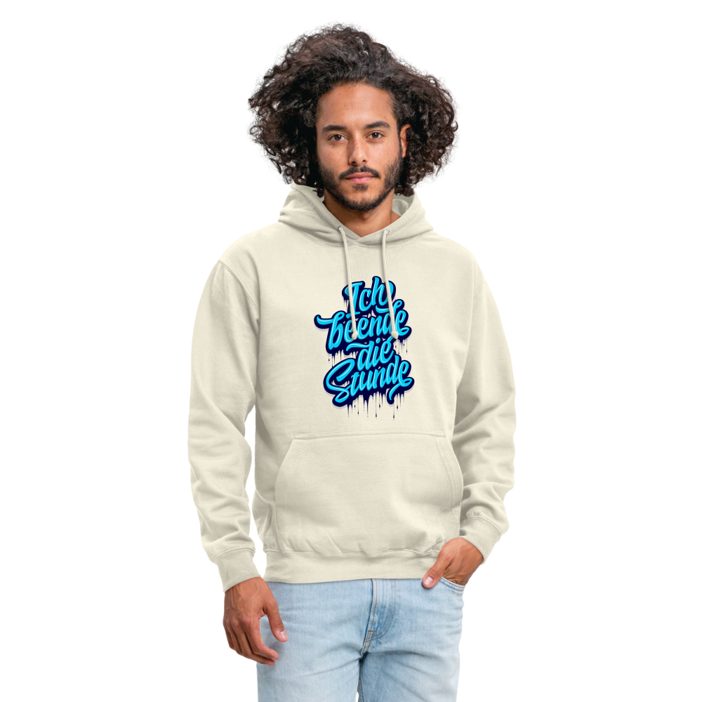 Ich beende die Stunde - Unisex Hoodie - Vanille-Milchshake