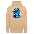 Ich beende die Stunde - Unisex Hoodie - Beige