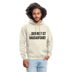 Der Rest ist Hausaufgabe! - Unisex Hoodie - Vanille-Milchshake