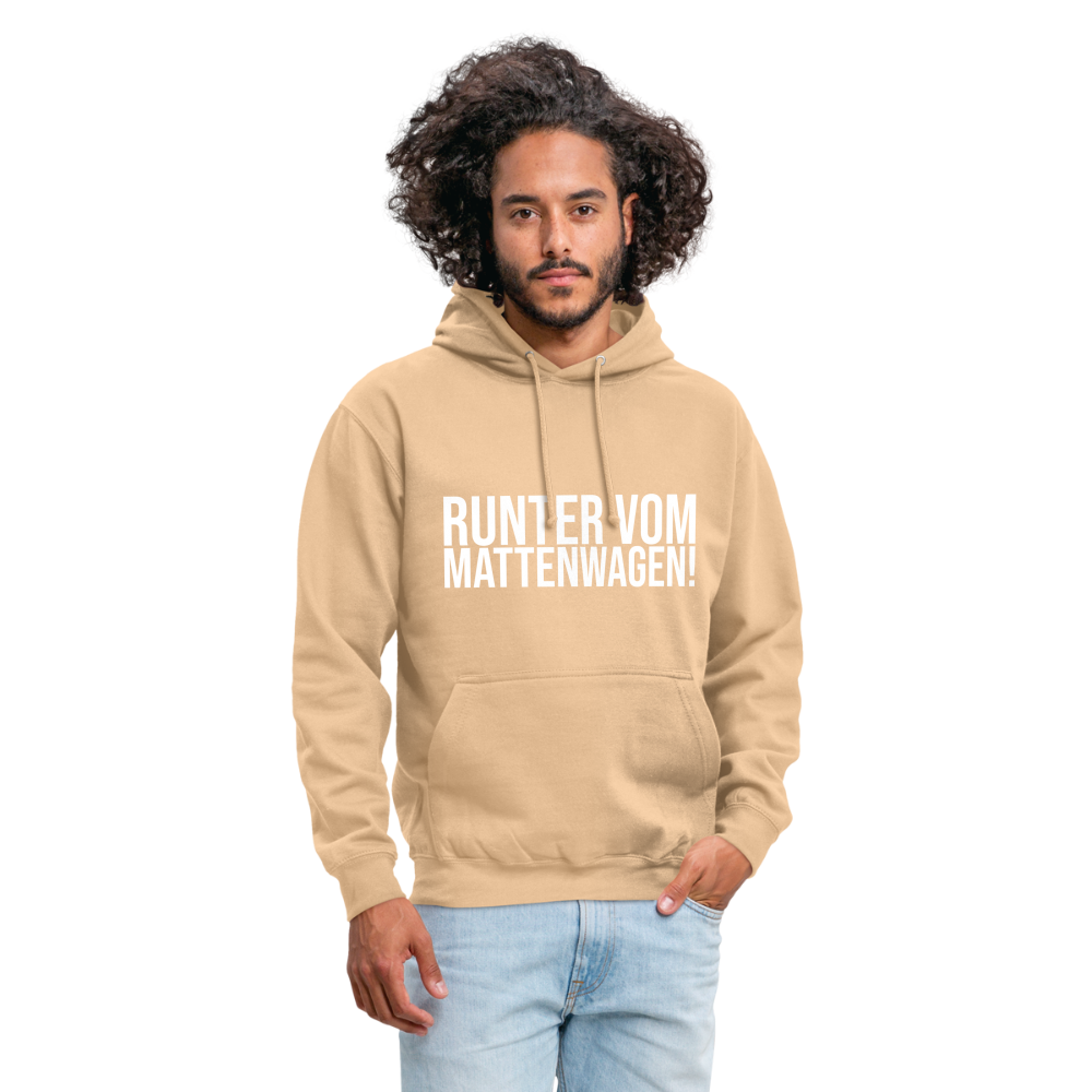 Runter vom mattenwagen - Unisex Hoodie - Beige