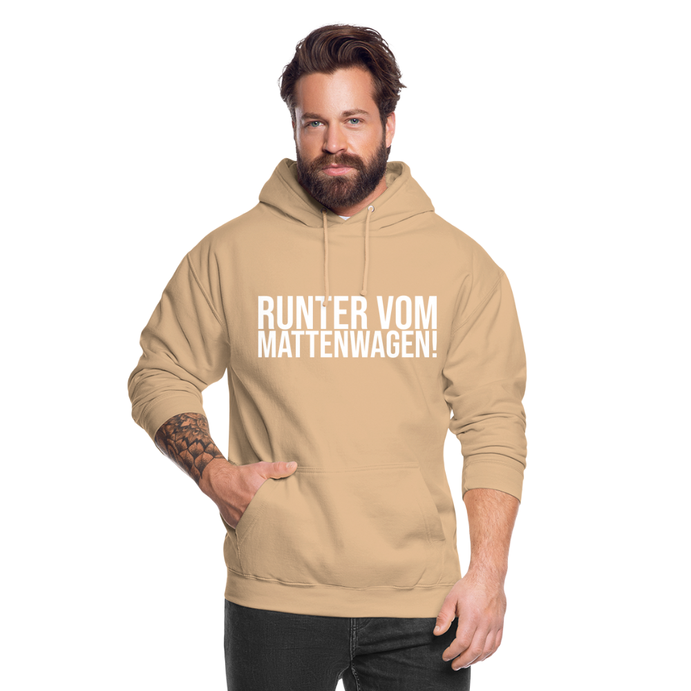 Runter vom mattenwagen - Unisex Hoodie - Beige