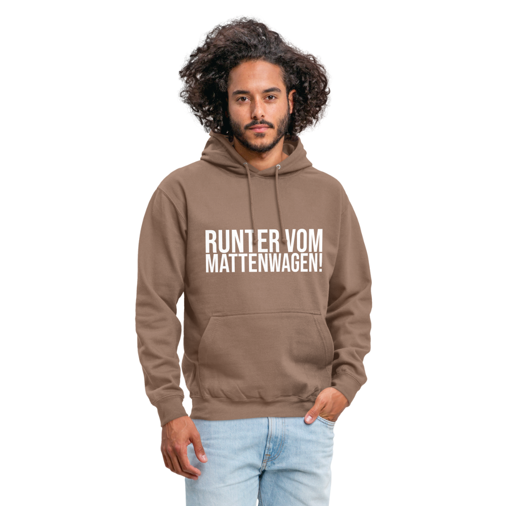 Runter vom mattenwagen - Unisex Hoodie - Mokka