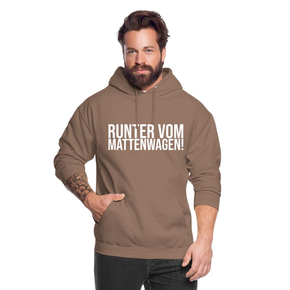 Runter vom mattenwagen - Unisex Hoodie - Mokka