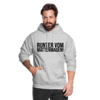 Runter vom Mattenwagen - Unisex Hoodie - Hellgrau meliert